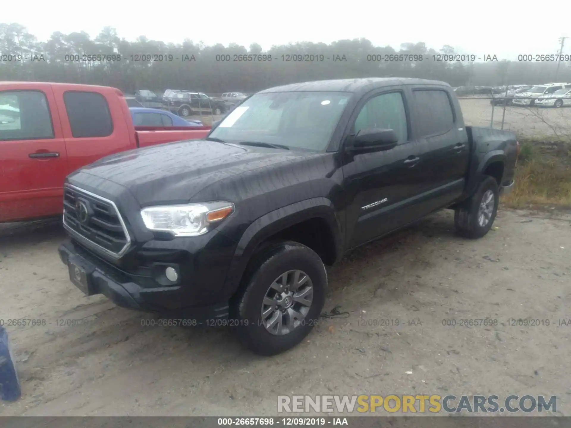 2 Photograph of a damaged car 3TMCZ5AN9KM192349 TOYOTA TACOMA 2019