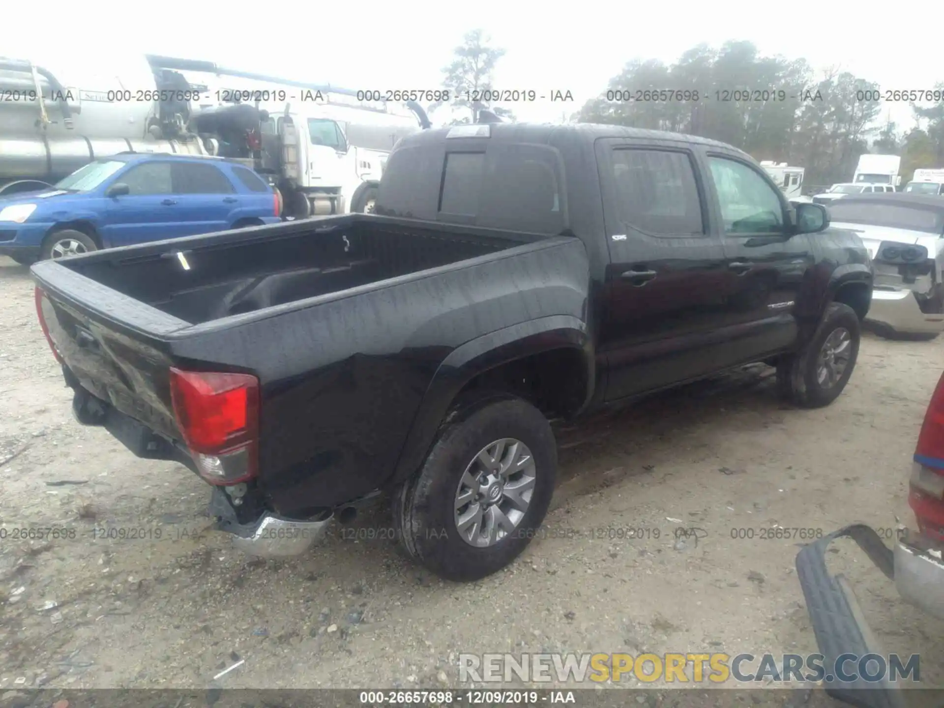 4 Photograph of a damaged car 3TMCZ5AN9KM192349 TOYOTA TACOMA 2019