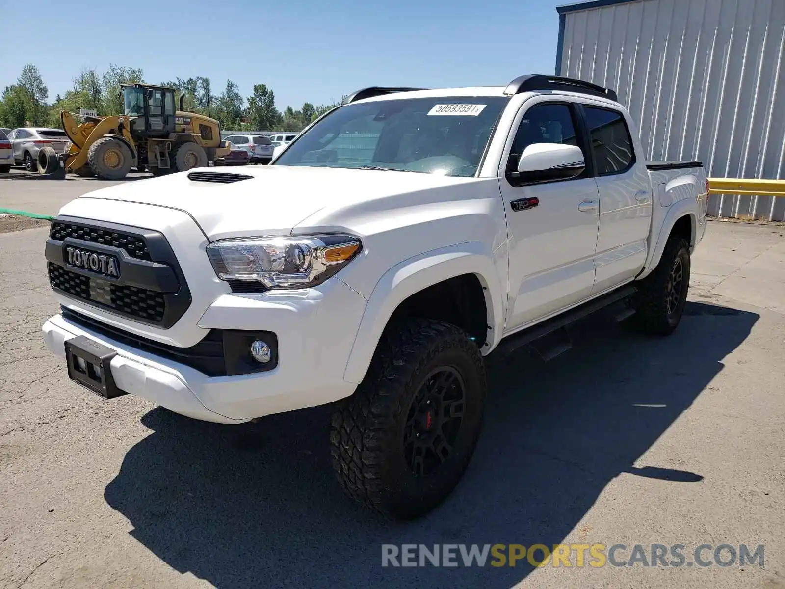 2 Photograph of a damaged car 3TMCZ5AN9KM195042 TOYOTA TACOMA 2019