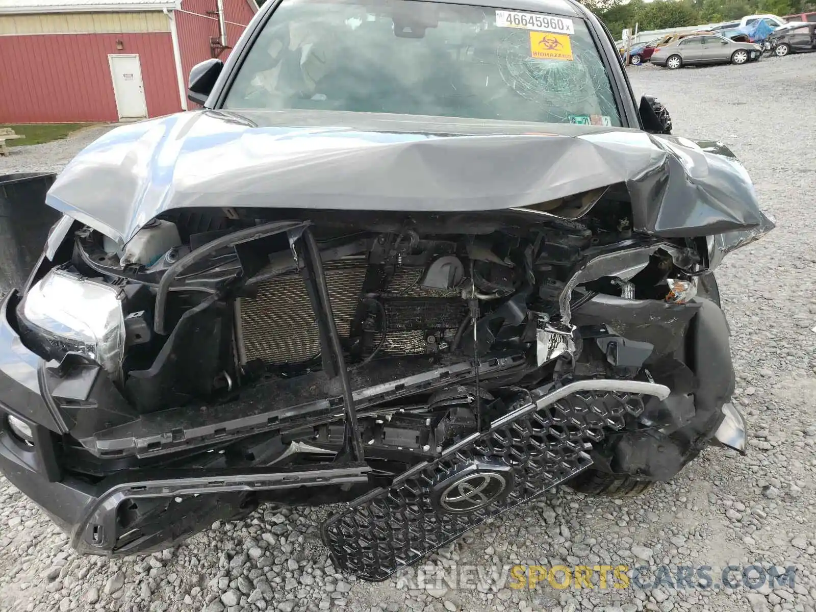 7 Photograph of a damaged car 3TMCZ5AN9KM196076 TOYOTA TACOMA 2019