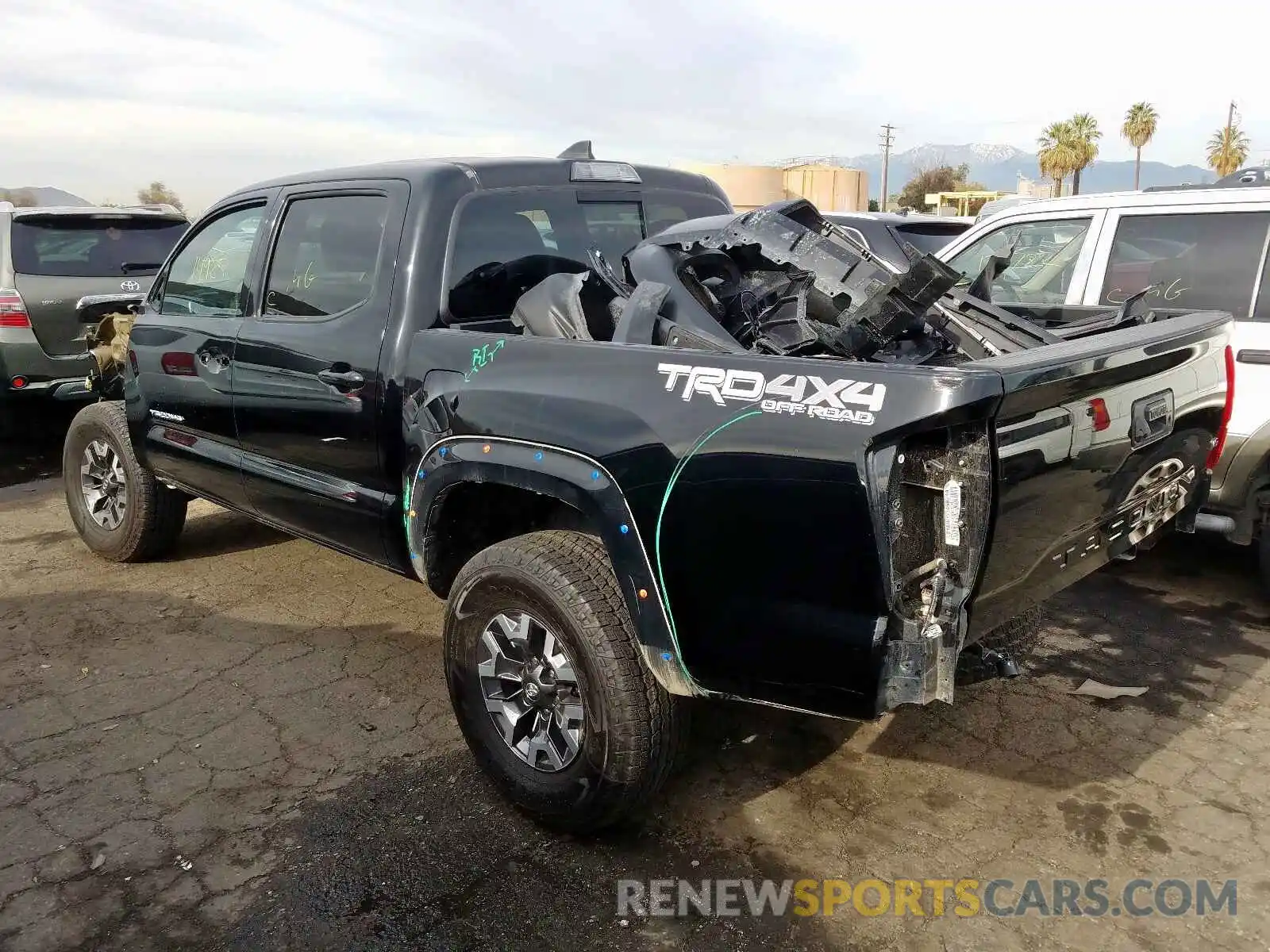 3 Photograph of a damaged car 3TMCZ5AN9KM197096 TOYOTA TACOMA 2019