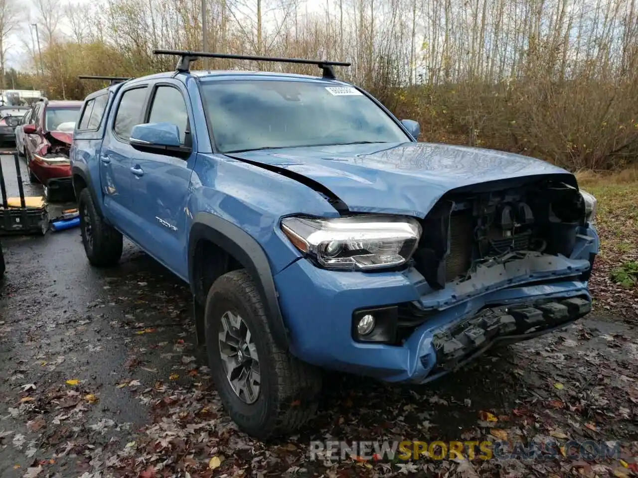 1 Photograph of a damaged car 3TMCZ5AN9KM197244 TOYOTA TACOMA 2019