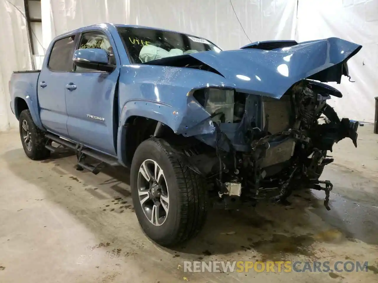 1 Photograph of a damaged car 3TMCZ5AN9KM198698 TOYOTA TACOMA 2019