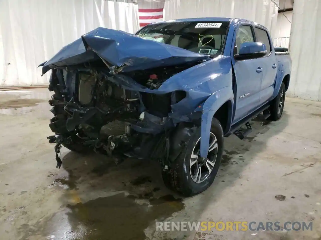 2 Photograph of a damaged car 3TMCZ5AN9KM198698 TOYOTA TACOMA 2019