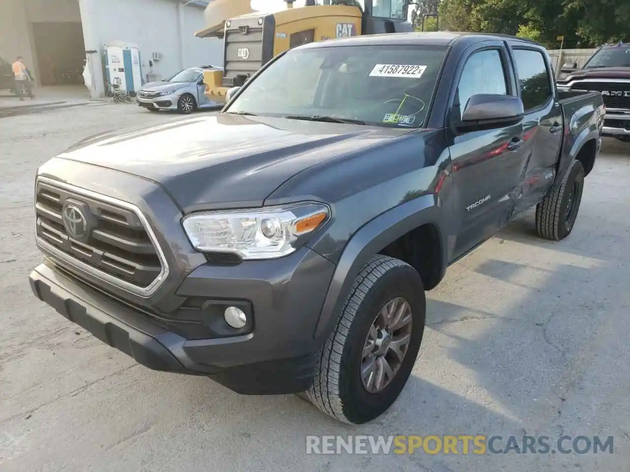 2 Photograph of a damaged car 3TMCZ5AN9KM199348 TOYOTA TACOMA 2019