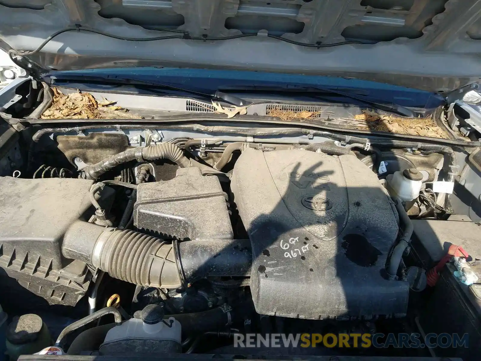 7 Photograph of a damaged car 3TMCZ5AN9KM199673 TOYOTA TACOMA 2019