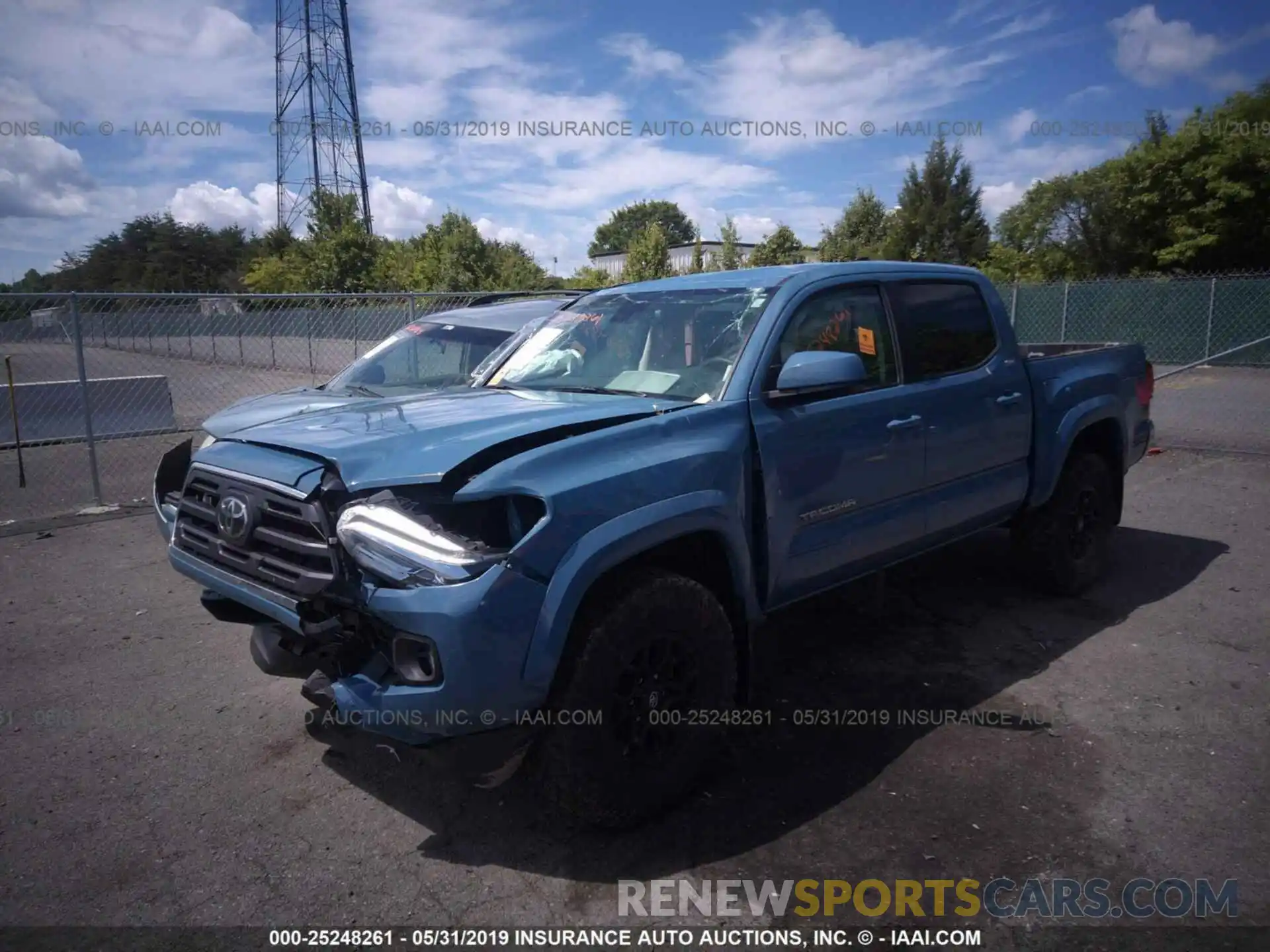 2 Photograph of a damaged car 3TMCZ5AN9KM199964 TOYOTA TACOMA 2019