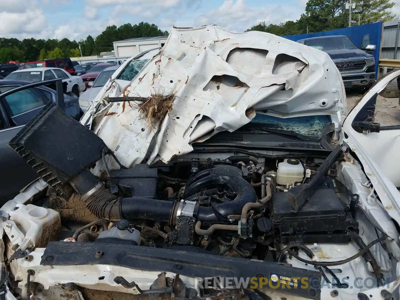 7 Photograph of a damaged car 3TMCZ5AN9KM200076 TOYOTA TACOMA 2019