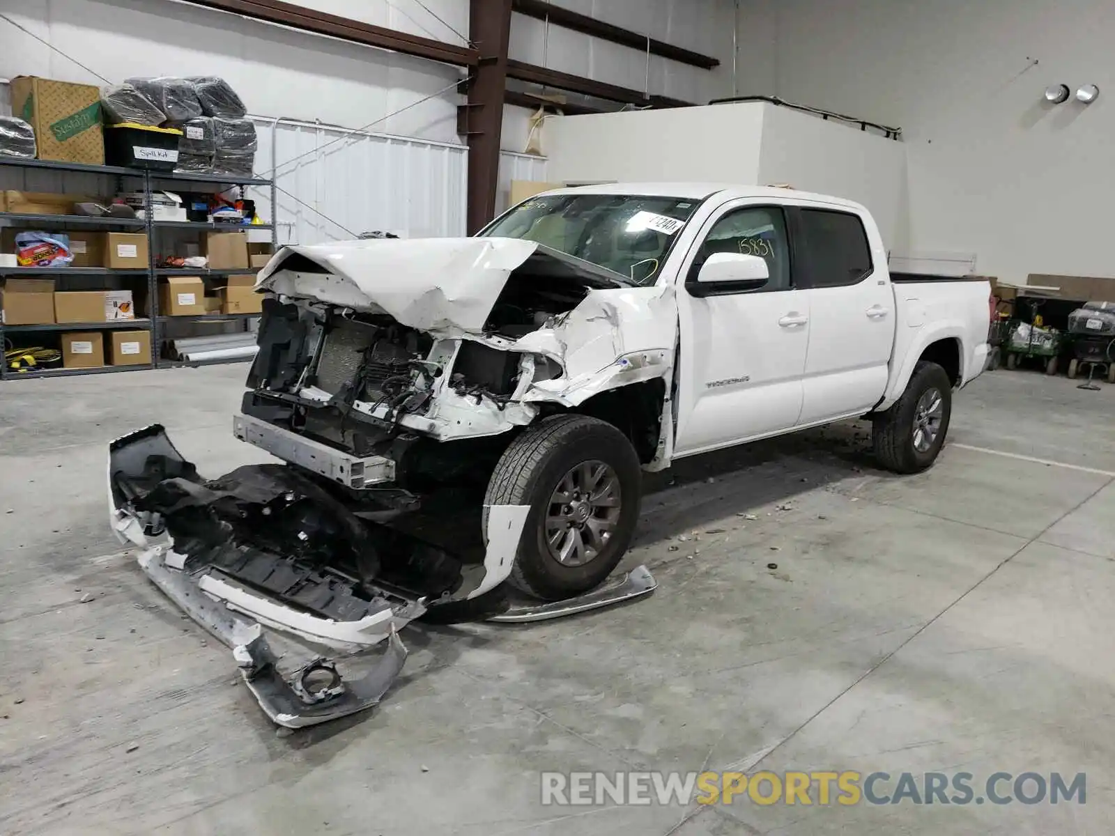 2 Photograph of a damaged car 3TMCZ5AN9KM201910 TOYOTA TACOMA 2019