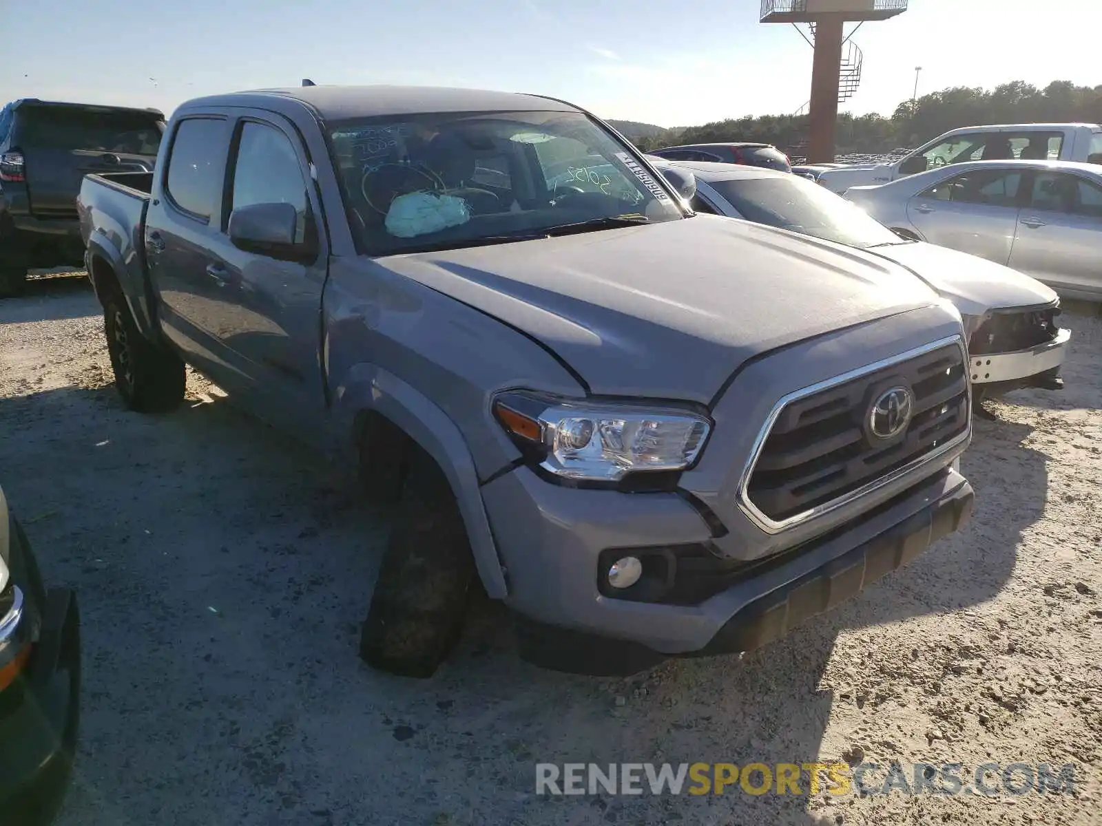 1 Photograph of a damaged car 3TMCZ5AN9KM203253 TOYOTA TACOMA 2019