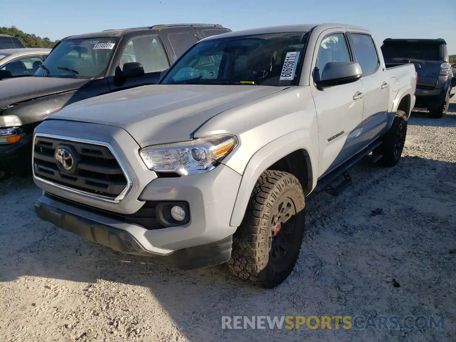 2 Photograph of a damaged car 3TMCZ5AN9KM203253 TOYOTA TACOMA 2019