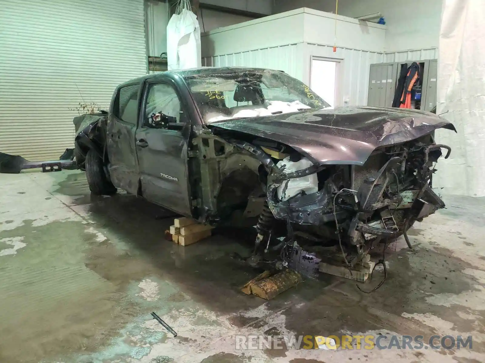 1 Photograph of a damaged car 3TMCZ5AN9KM203463 TOYOTA TACOMA 2019