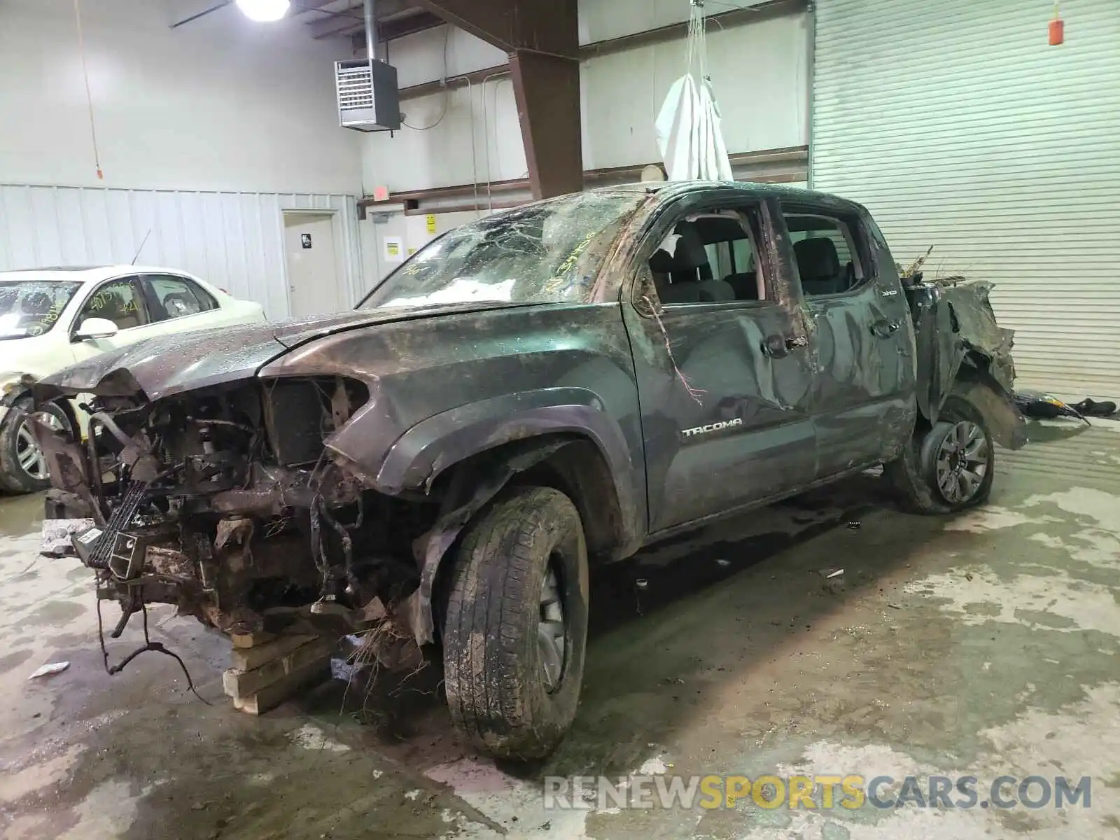 2 Photograph of a damaged car 3TMCZ5AN9KM203463 TOYOTA TACOMA 2019