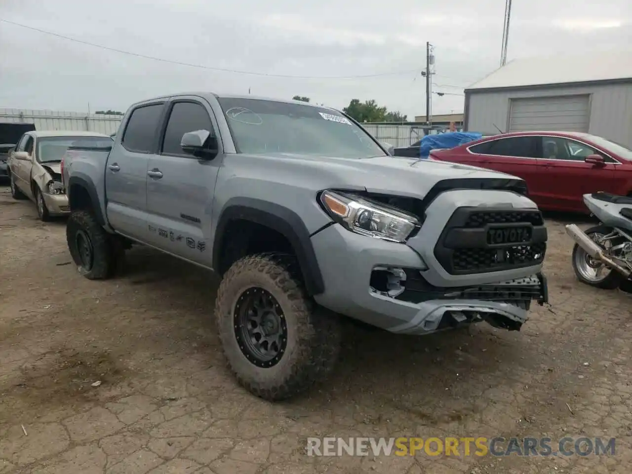 1 Photograph of a damaged car 3TMCZ5AN9KM207710 TOYOTA TACOMA 2019