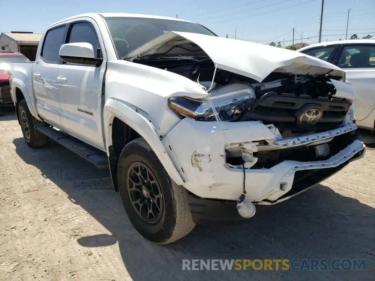 1 Photograph of a damaged car 3TMCZ5AN9KM208372 TOYOTA TACOMA 2019