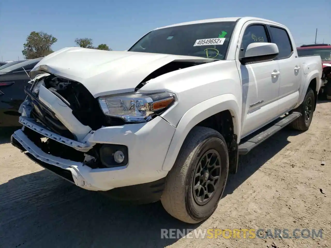 2 Photograph of a damaged car 3TMCZ5AN9KM208372 TOYOTA TACOMA 2019