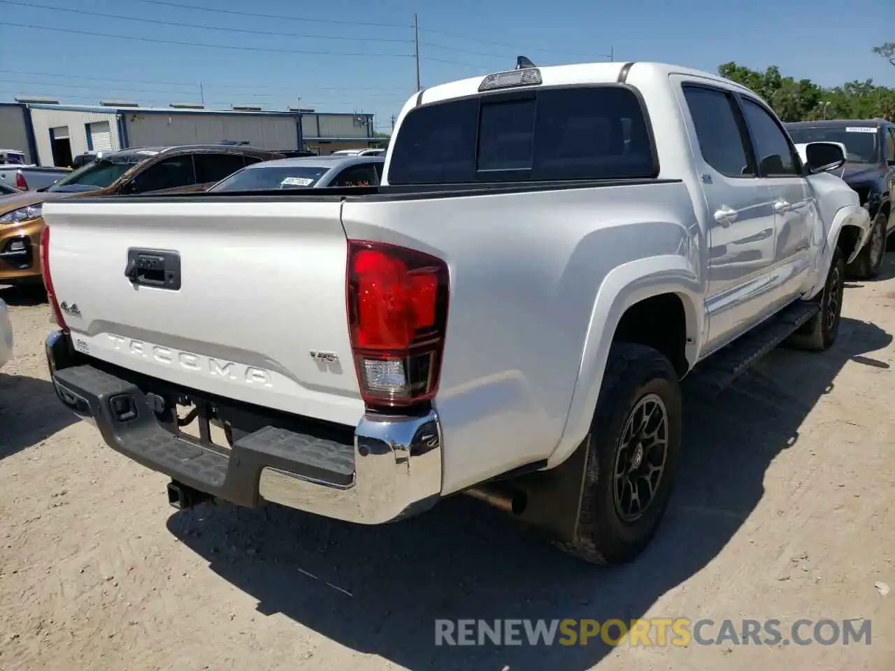 4 Photograph of a damaged car 3TMCZ5AN9KM208372 TOYOTA TACOMA 2019