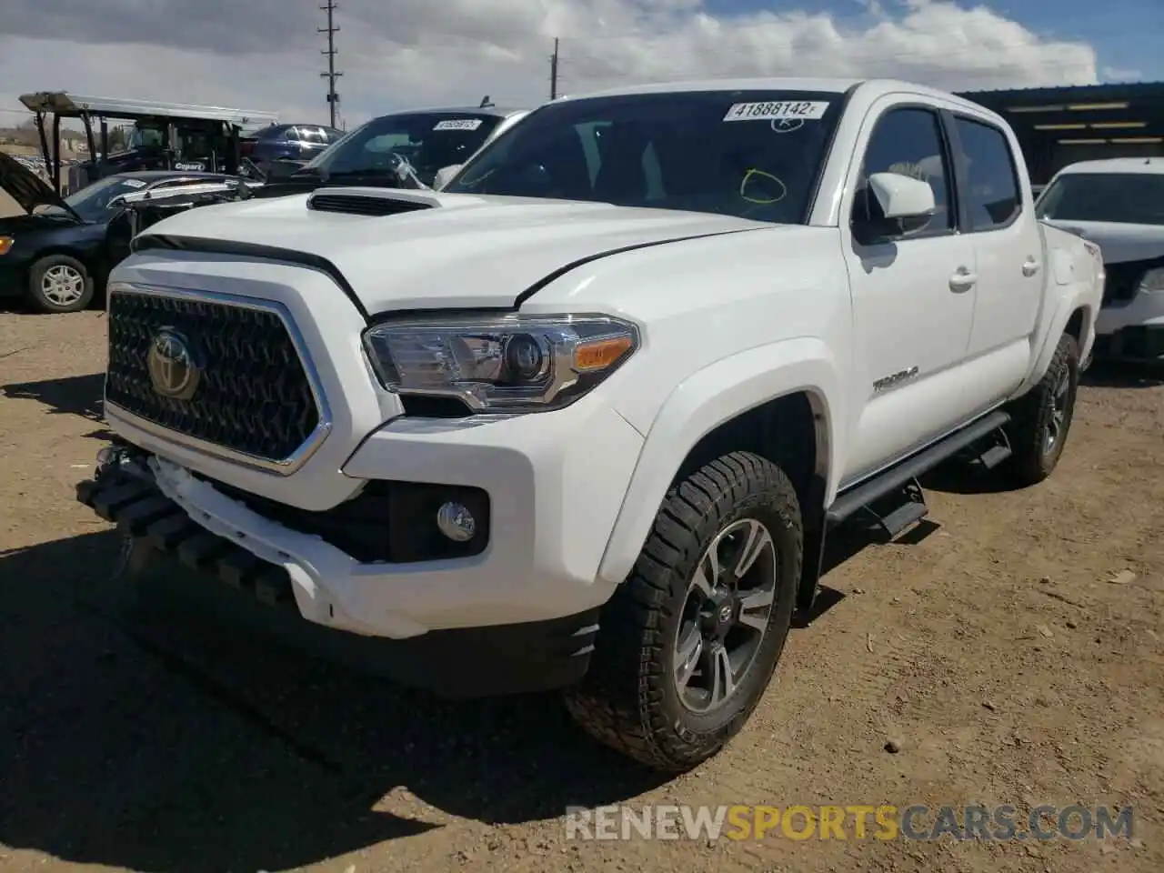 2 Photograph of a damaged car 3TMCZ5AN9KM208422 TOYOTA TACOMA 2019