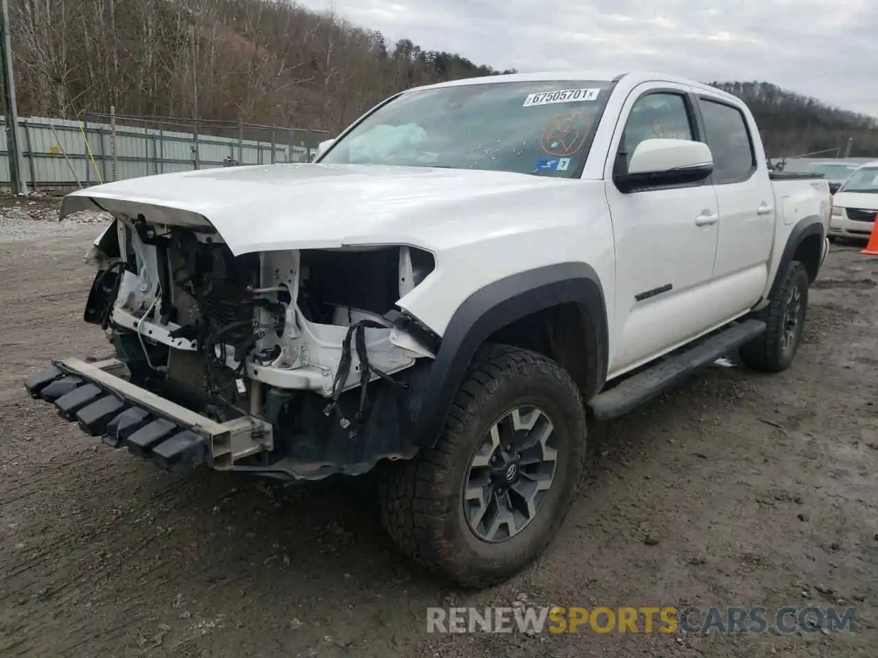 2 Photograph of a damaged car 3TMCZ5AN9KM208436 TOYOTA TACOMA 2019