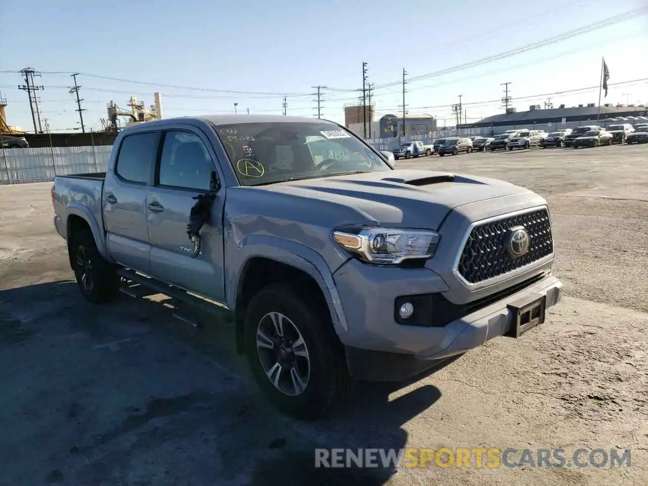 1 Photograph of a damaged car 3TMCZ5AN9KM211756 TOYOTA TACOMA 2019