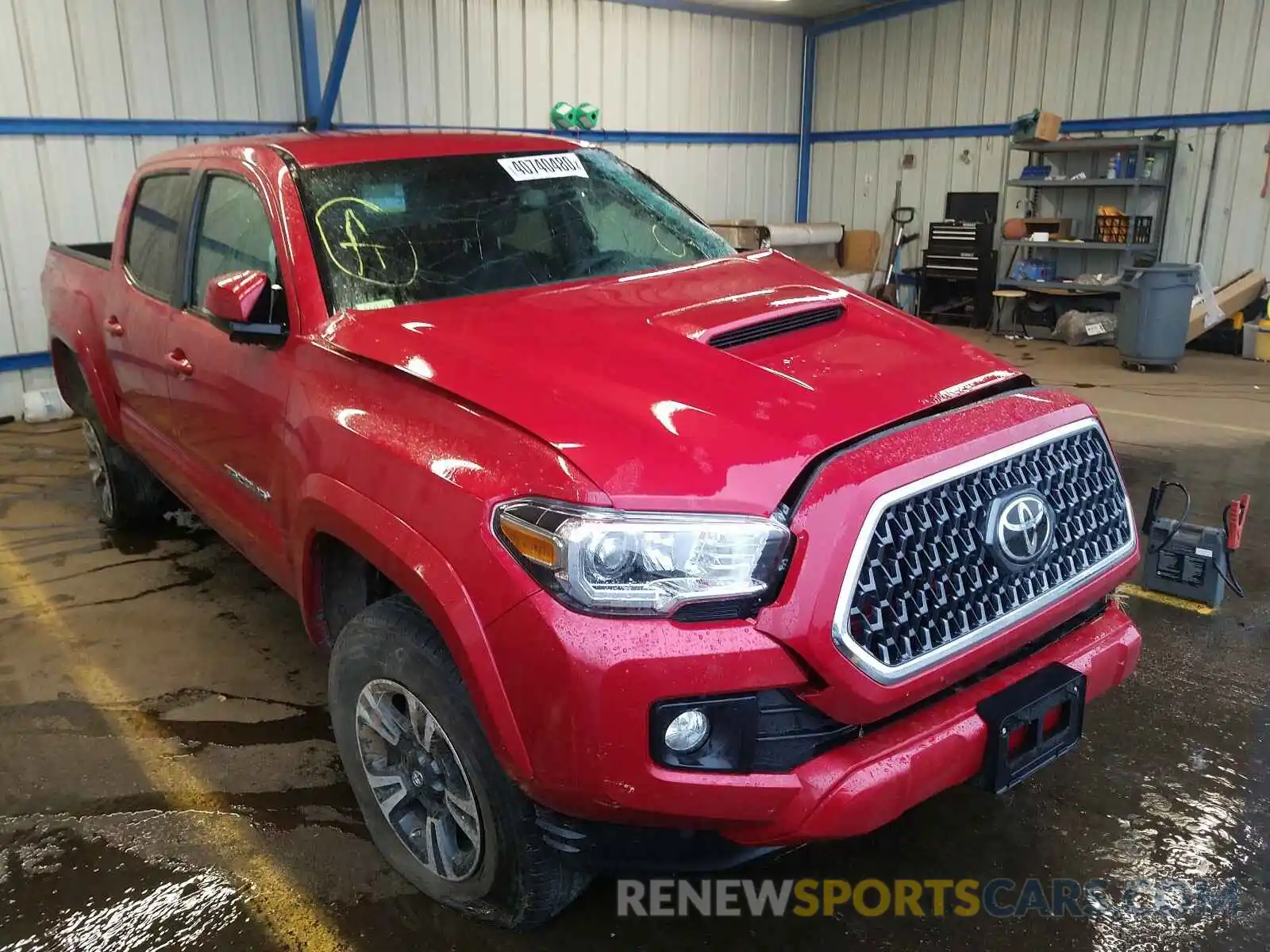 1 Photograph of a damaged car 3TMCZ5AN9KM215399 TOYOTA TACOMA 2019