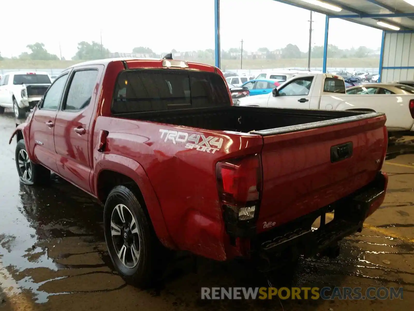 3 Photograph of a damaged car 3TMCZ5AN9KM215399 TOYOTA TACOMA 2019