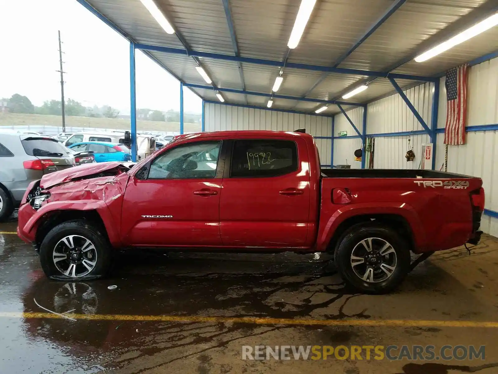 9 Photograph of a damaged car 3TMCZ5AN9KM215399 TOYOTA TACOMA 2019