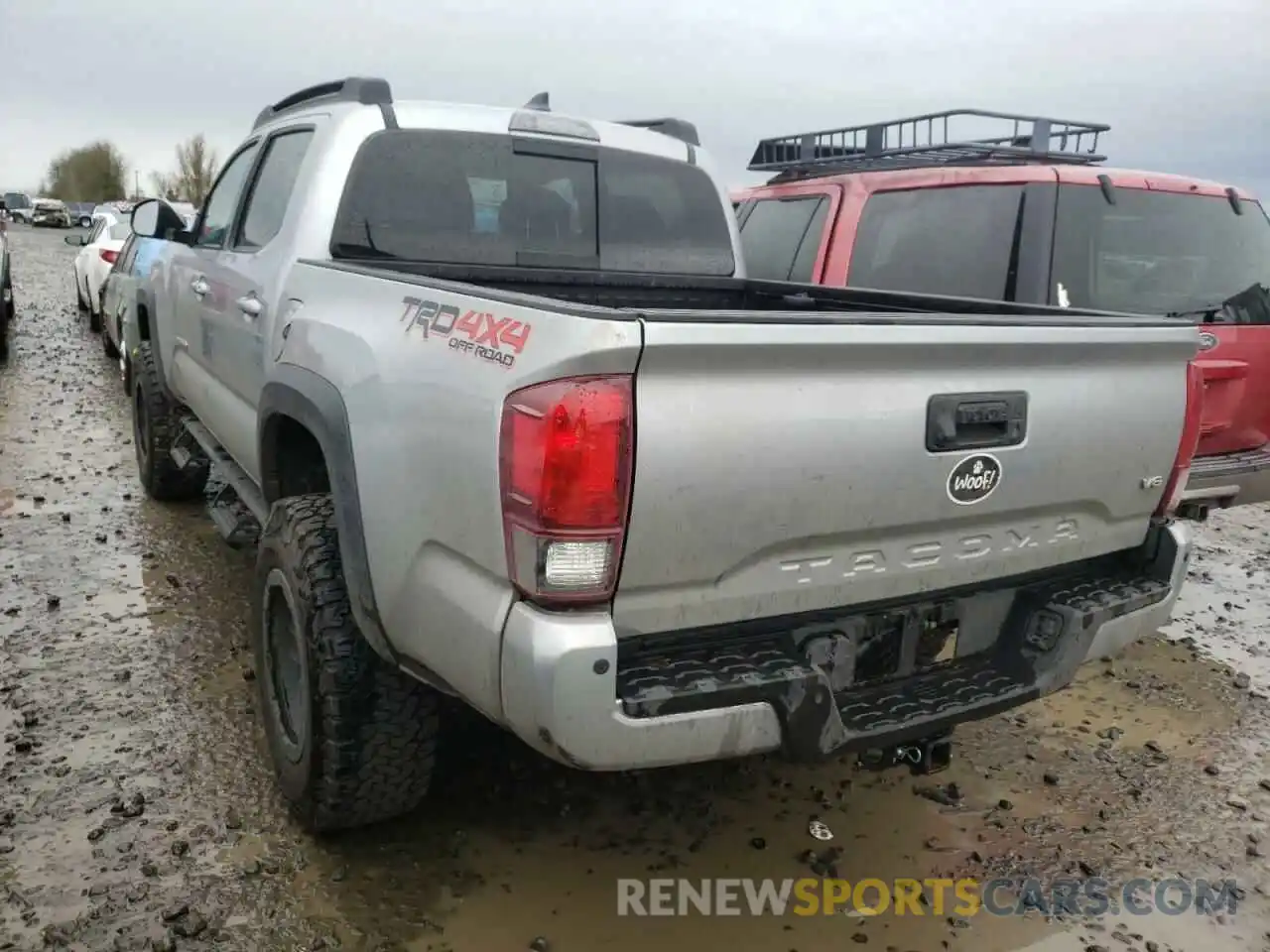 3 Photograph of a damaged car 3TMCZ5AN9KM215905 TOYOTA TACOMA 2019