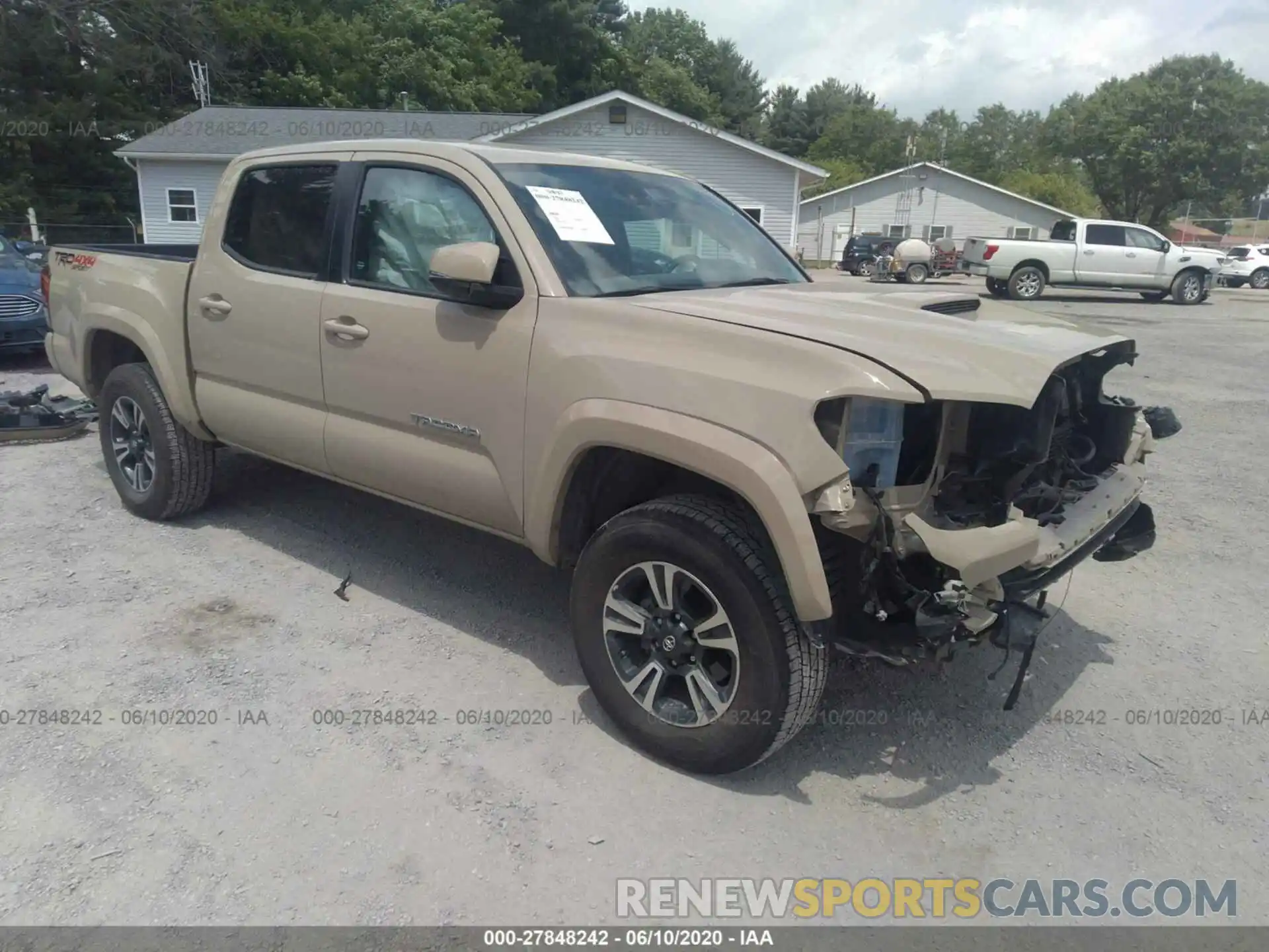 1 Photograph of a damaged car 3TMCZ5AN9KM218822 TOYOTA TACOMA 2019