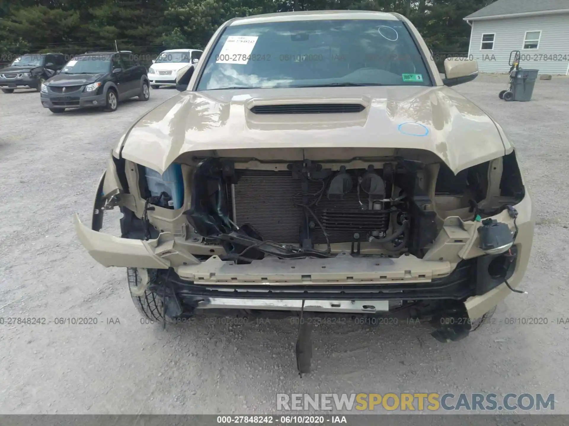 6 Photograph of a damaged car 3TMCZ5AN9KM218822 TOYOTA TACOMA 2019