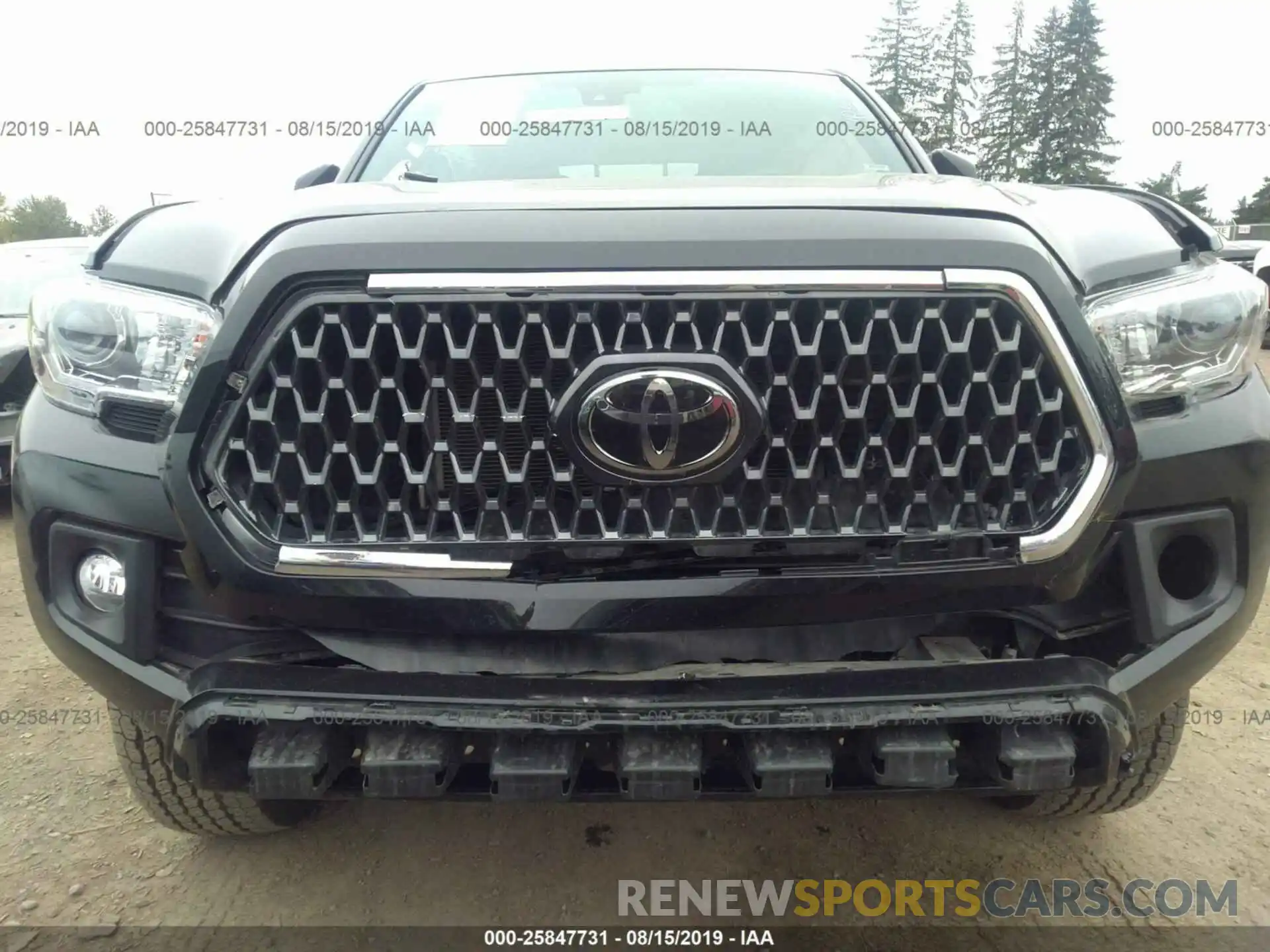 6 Photograph of a damaged car 3TMCZ5AN9KM219436 TOYOTA TACOMA 2019