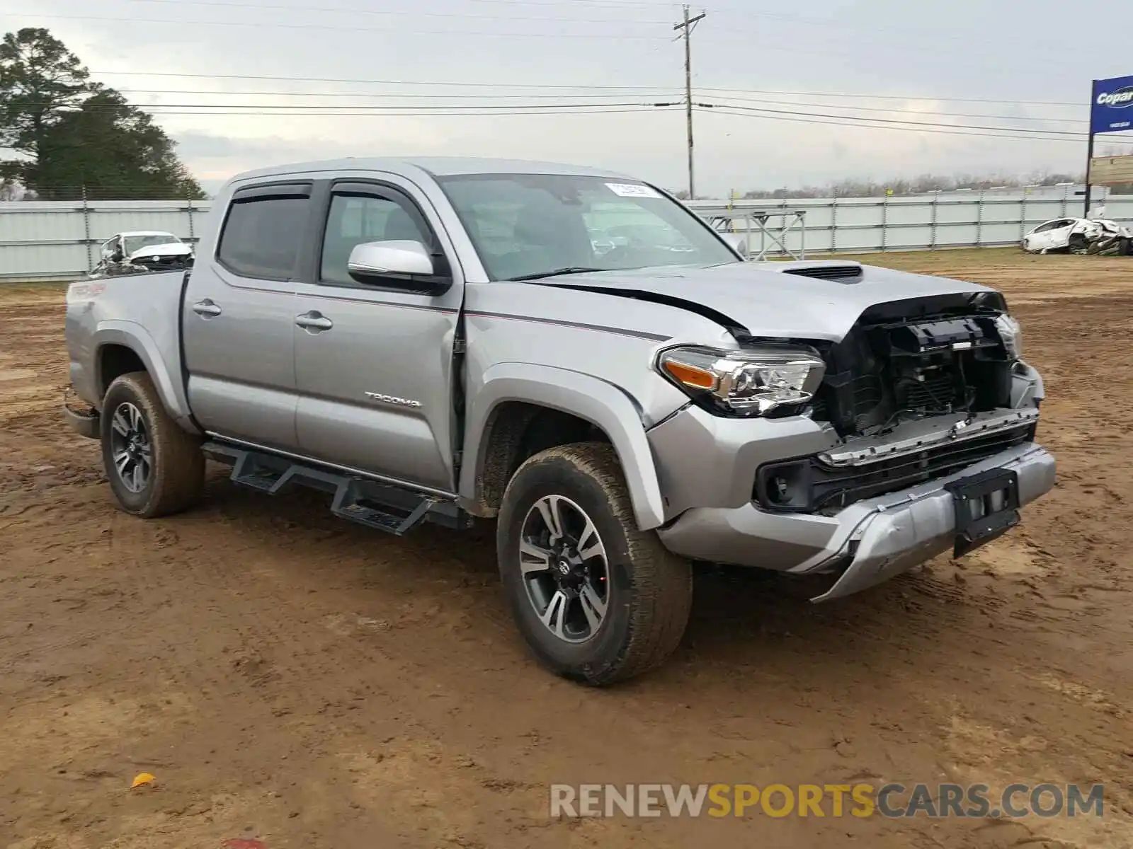 1 Photograph of a damaged car 3TMCZ5AN9KM221767 TOYOTA TACOMA 2019