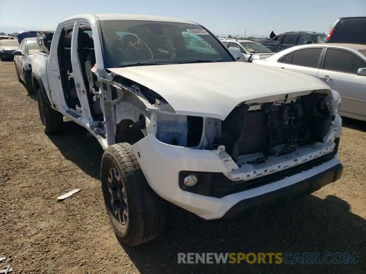 1 Photograph of a damaged car 3TMCZ5AN9KM224409 TOYOTA TACOMA 2019