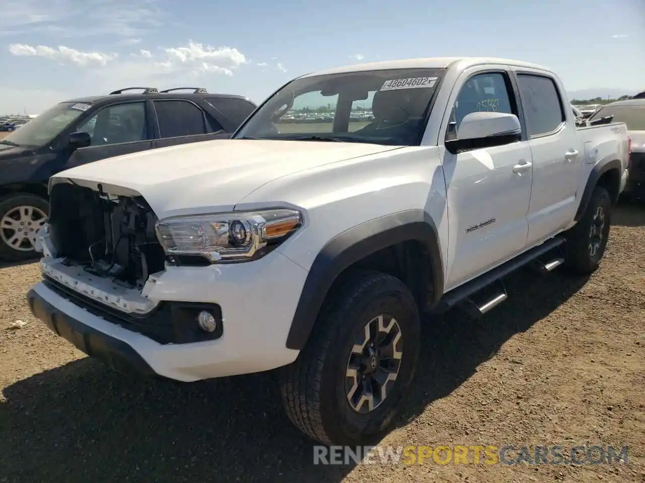 2 Photograph of a damaged car 3TMCZ5AN9KM224409 TOYOTA TACOMA 2019