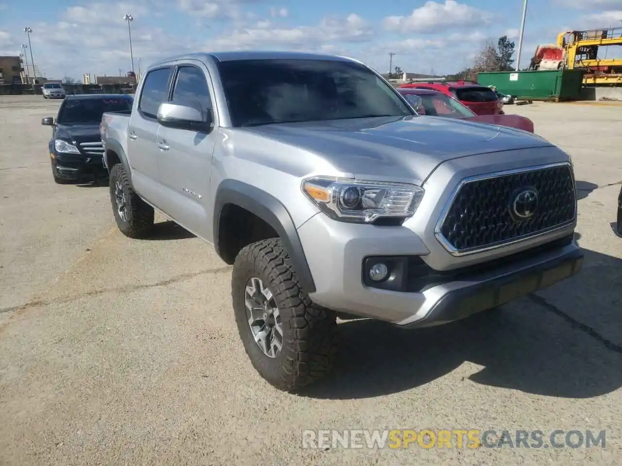 1 Photograph of a damaged car 3TMCZ5AN9KM224989 TOYOTA TACOMA 2019