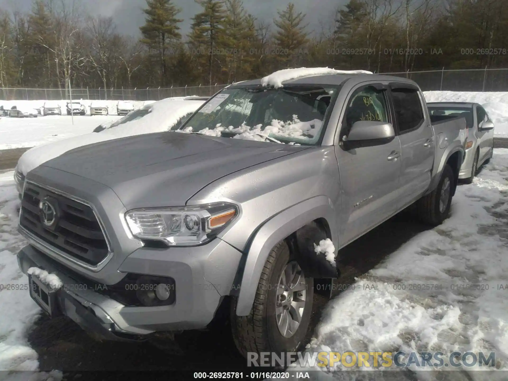 2 Photograph of a damaged car 3TMCZ5AN9KM225222 TOYOTA TACOMA 2019