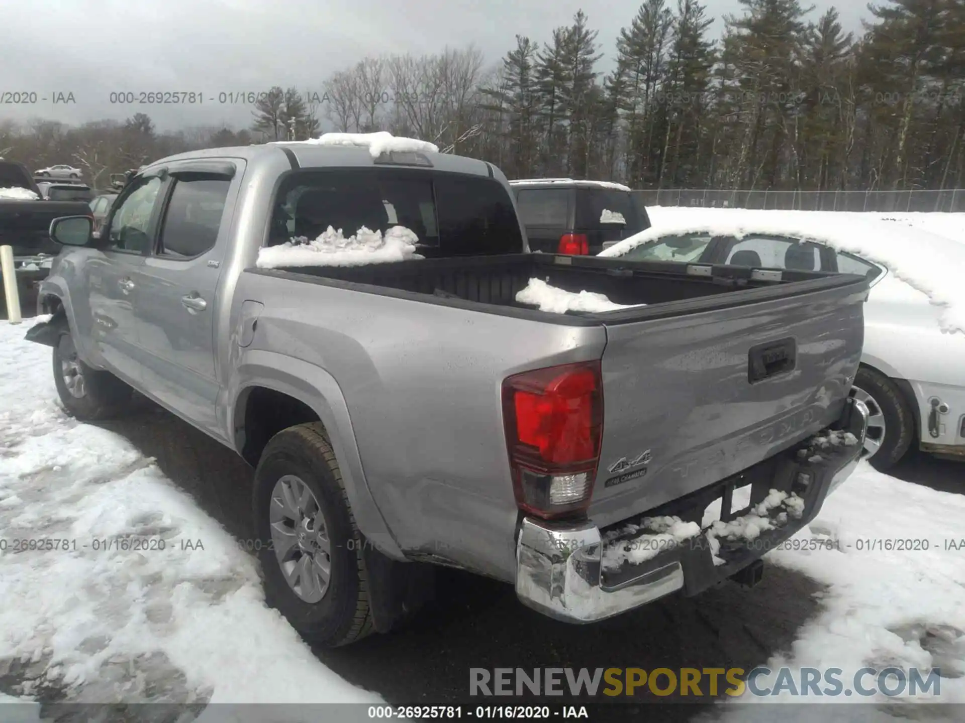 3 Photograph of a damaged car 3TMCZ5AN9KM225222 TOYOTA TACOMA 2019