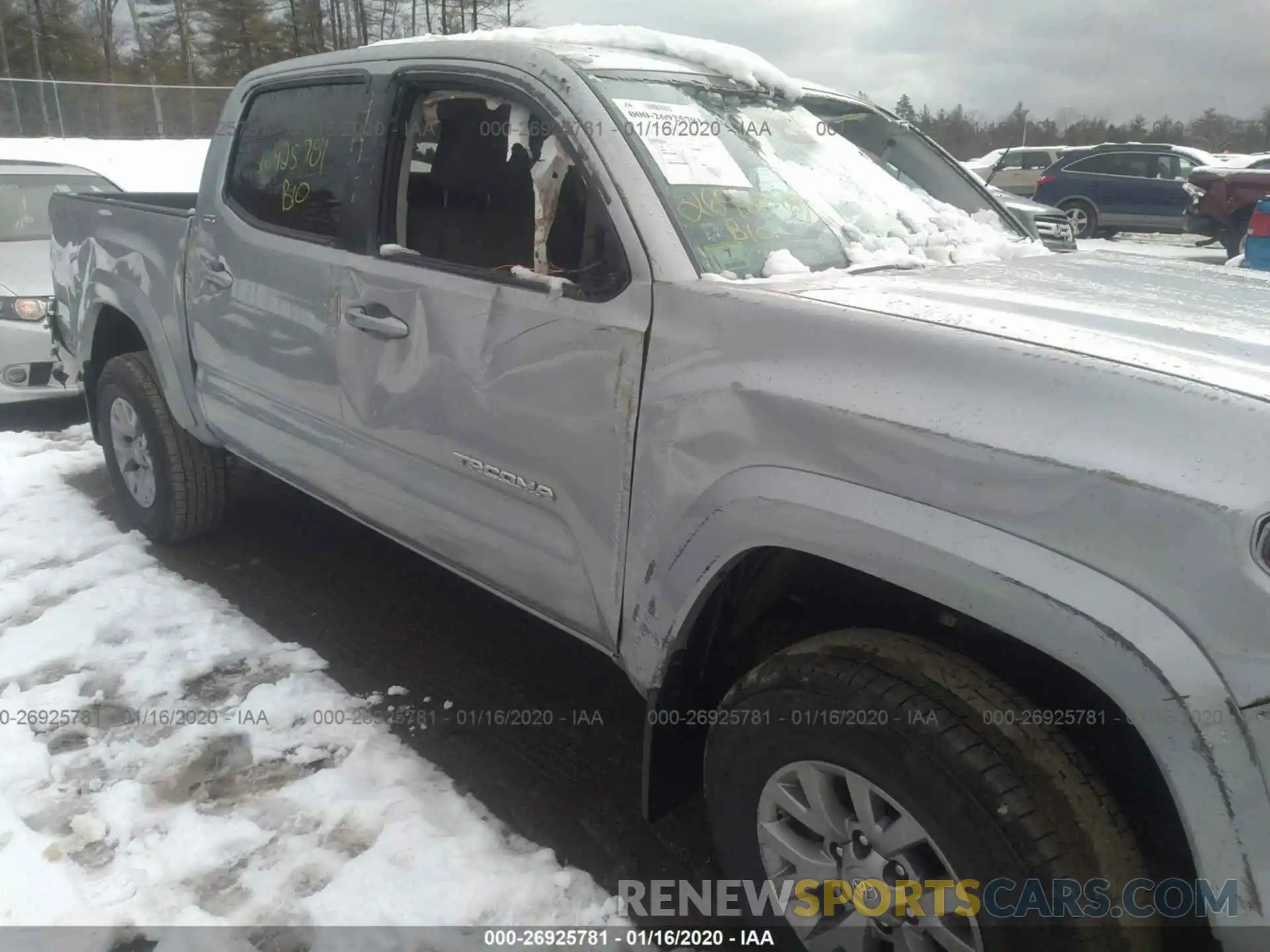 6 Photograph of a damaged car 3TMCZ5AN9KM225222 TOYOTA TACOMA 2019