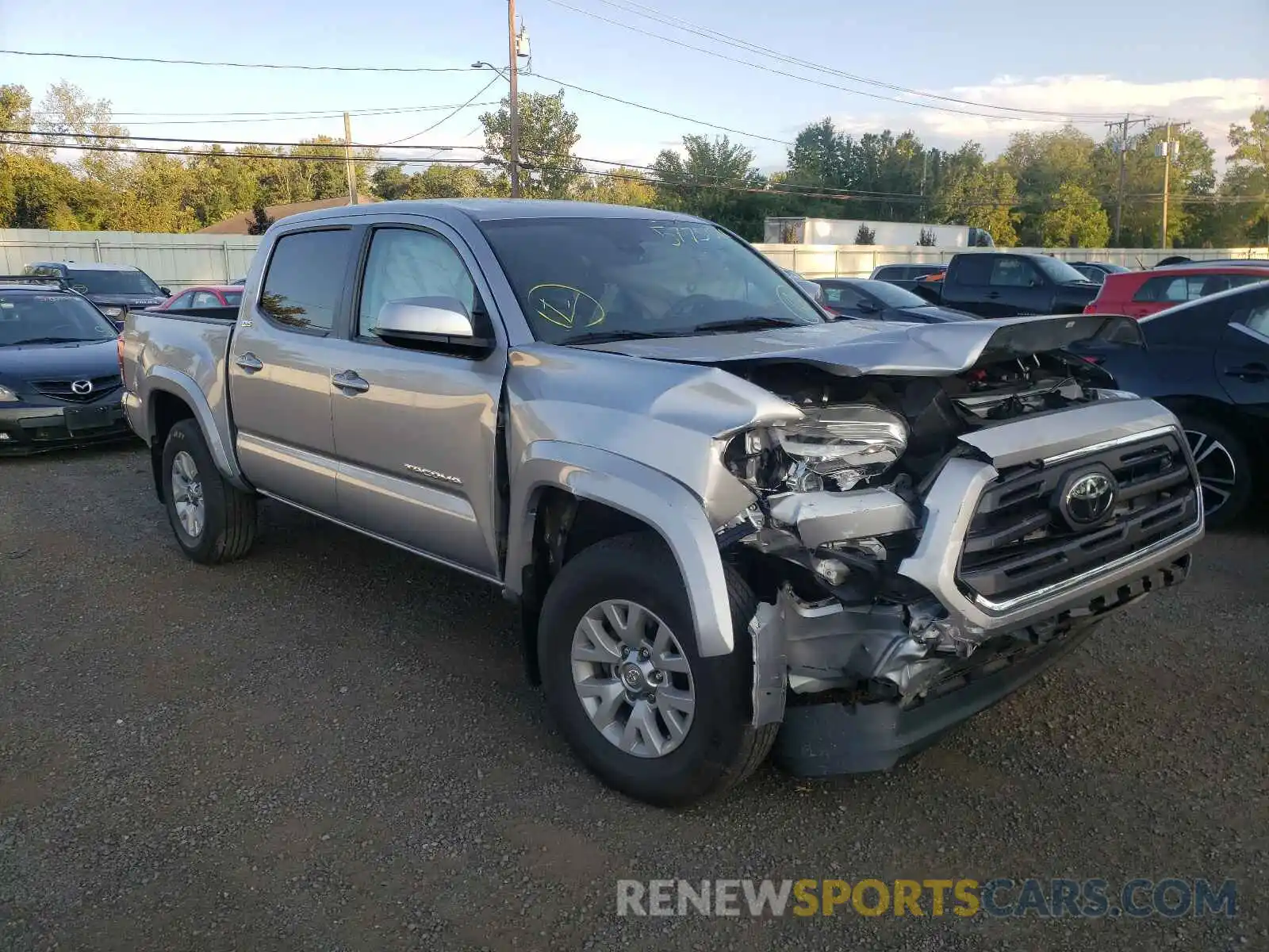 1 Photograph of a damaged car 3TMCZ5AN9KM226788 TOYOTA TACOMA 2019