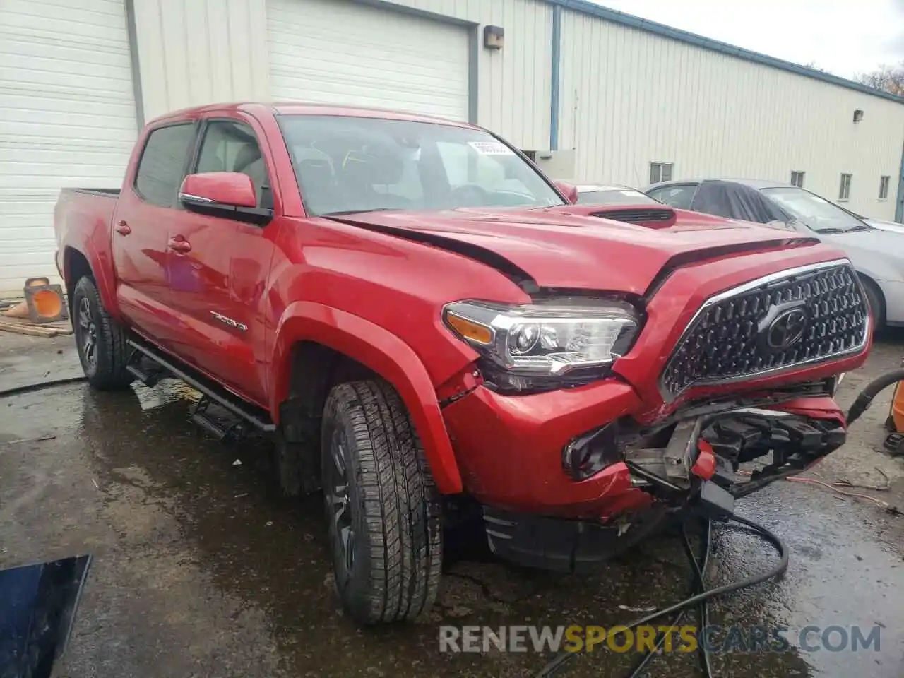 1 Photograph of a damaged car 3TMCZ5AN9KM227889 TOYOTA TACOMA 2019