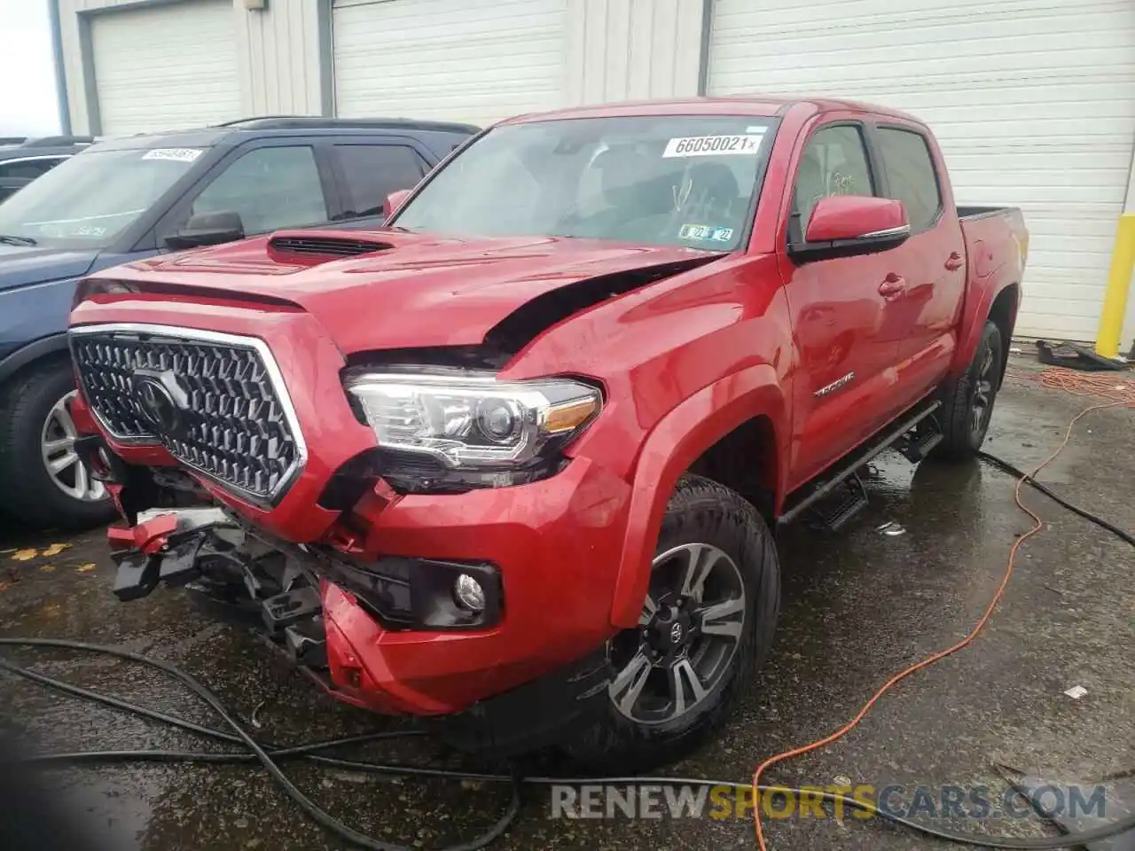 2 Photograph of a damaged car 3TMCZ5AN9KM227889 TOYOTA TACOMA 2019