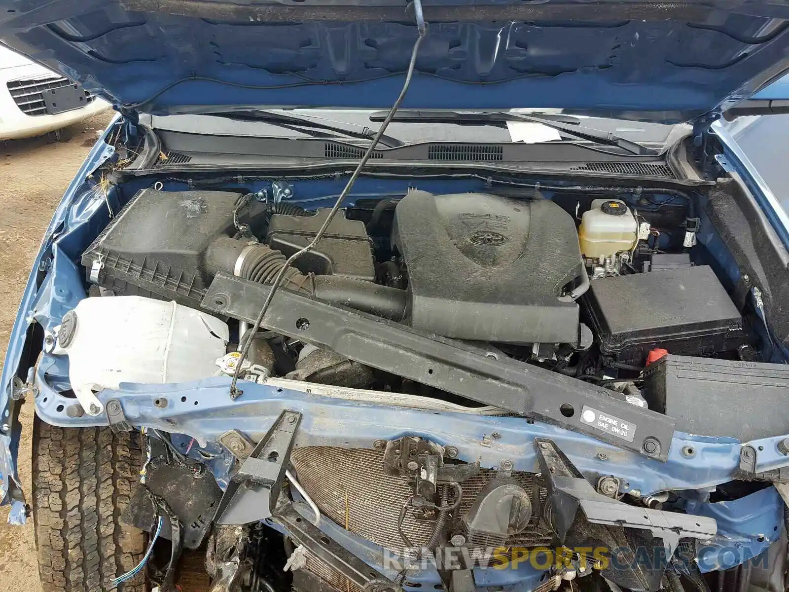 7 Photograph of a damaged car 3TMCZ5AN9KM227942 TOYOTA TACOMA 2019