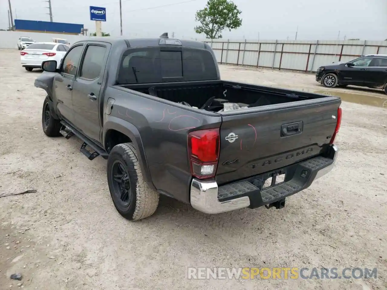 3 Фотография поврежденного автомобиля 3TMCZ5AN9KM228766 TOYOTA TACOMA 2019