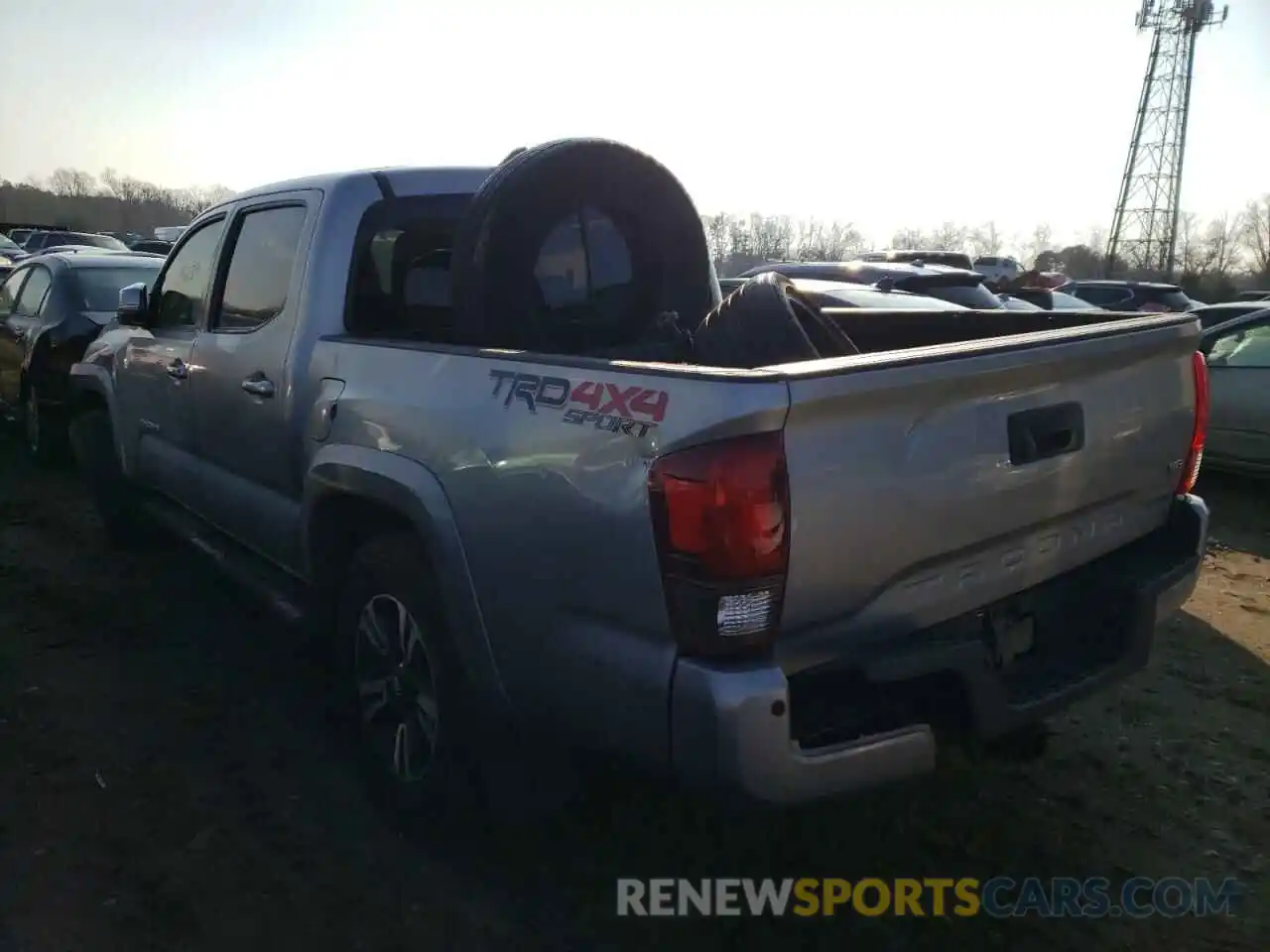 3 Photograph of a damaged car 3TMCZ5AN9KM231456 TOYOTA TACOMA 2019