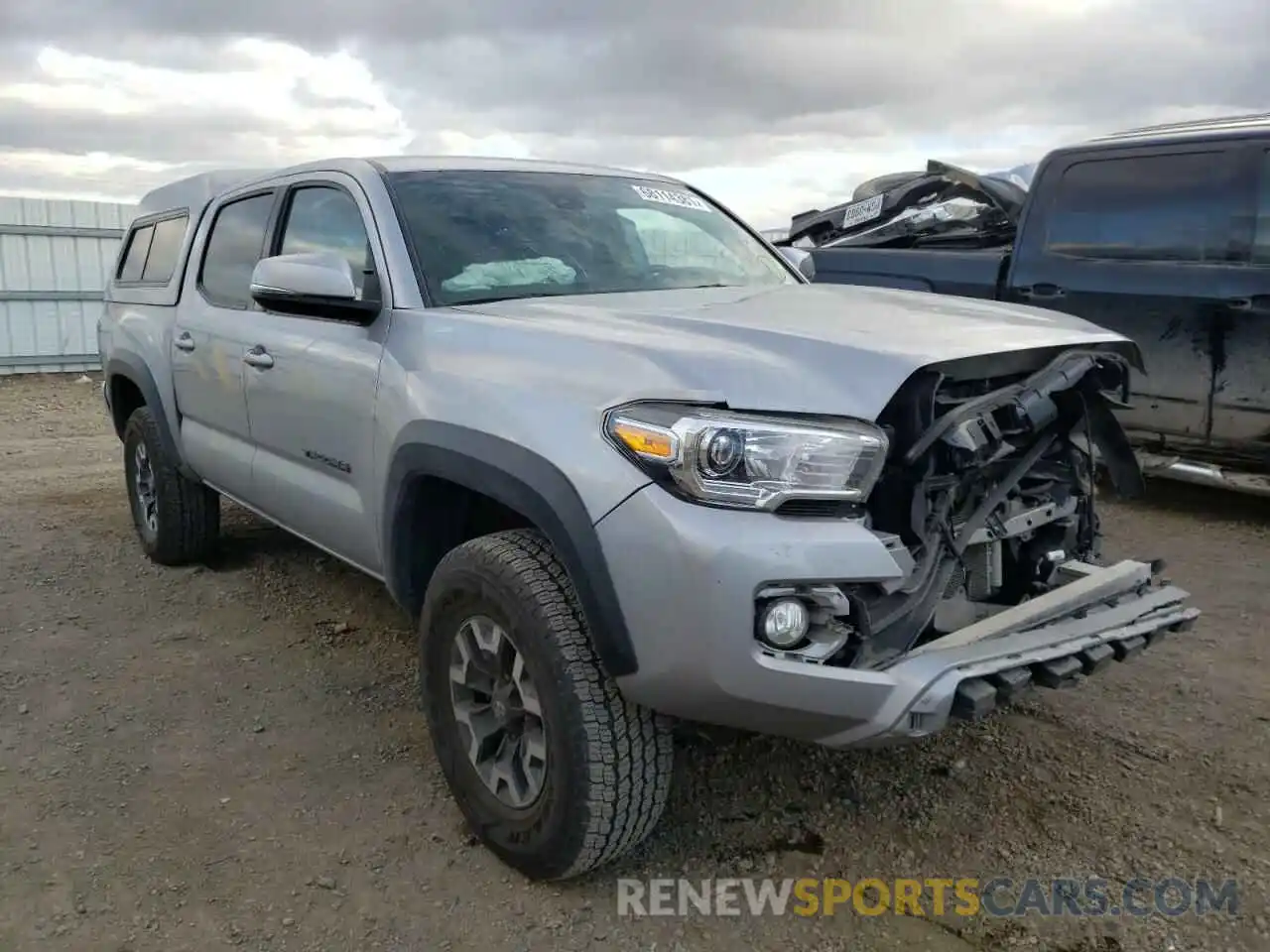 1 Photograph of a damaged car 3TMCZ5AN9KM231568 TOYOTA TACOMA 2019