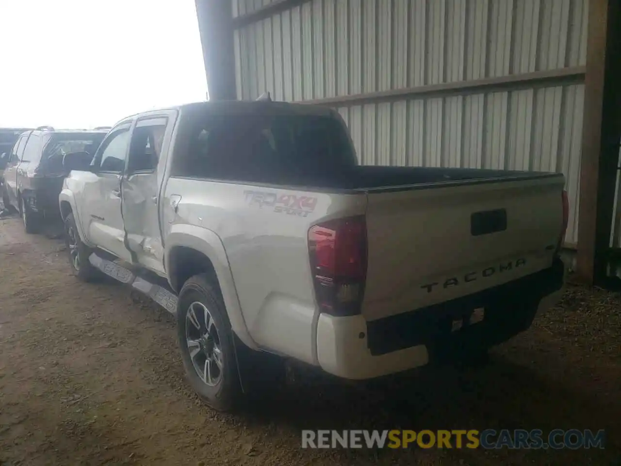 3 Photograph of a damaged car 3TMCZ5AN9KM236673 TOYOTA TACOMA 2019