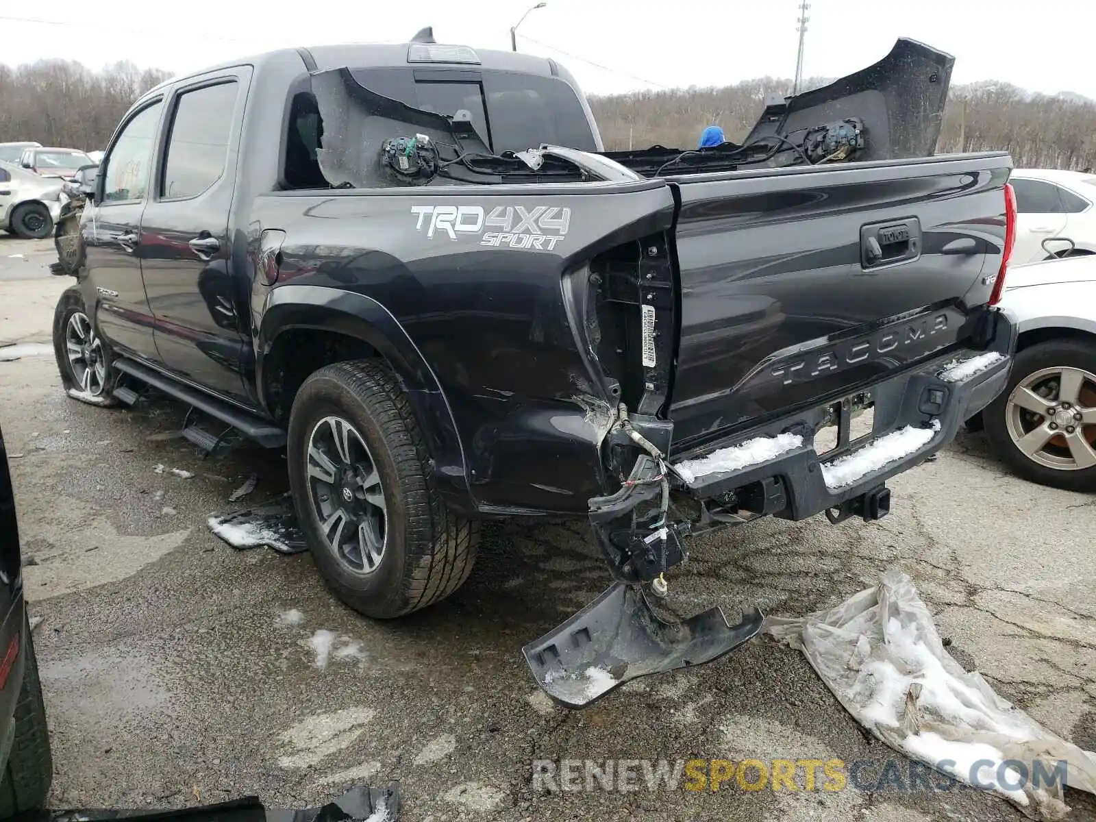 3 Photograph of a damaged car 3TMCZ5AN9KM238388 TOYOTA TACOMA 2019