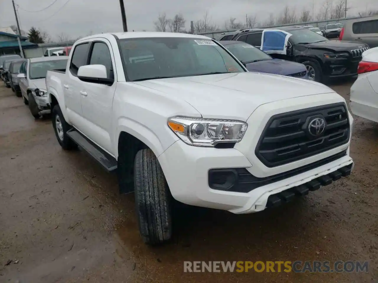 1 Photograph of a damaged car 3TMCZ5AN9KM239816 TOYOTA TACOMA 2019