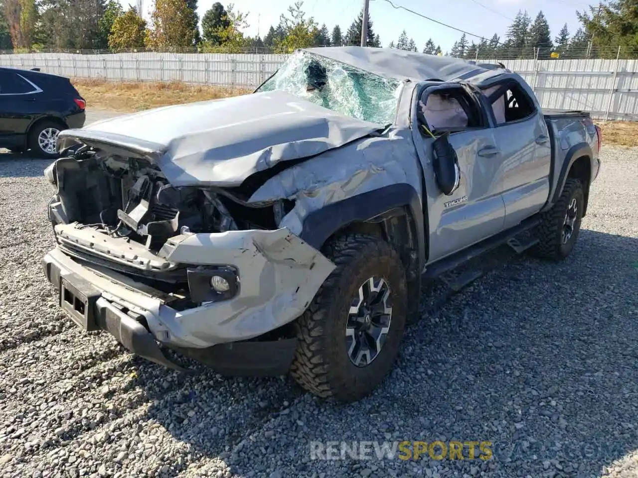 2 Photograph of a damaged car 3TMCZ5AN9KM240710 TOYOTA TACOMA 2019