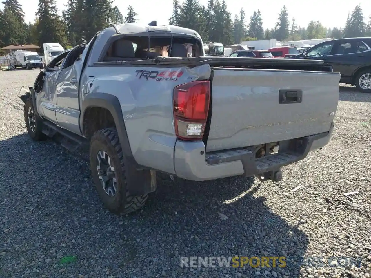 3 Photograph of a damaged car 3TMCZ5AN9KM240710 TOYOTA TACOMA 2019